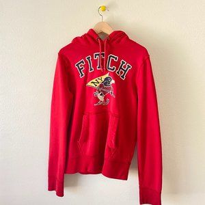 Abercrombie & Fitch, Large Red Muscle Fit Hoodie